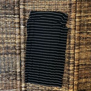 Striped pencil skirt